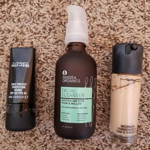 Mac primer,foundation and cleanser